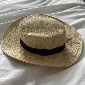 J. Crew straw beach hat